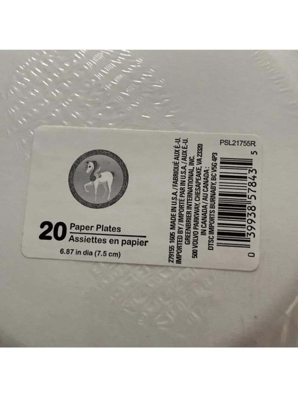 Birthday Party Kit Girls Unicorn PAPER PLATES & NAPKINS - 58 Pc